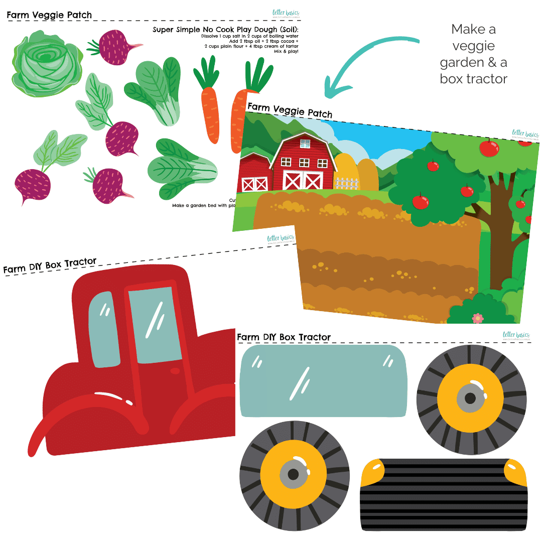 Build a tractor printables