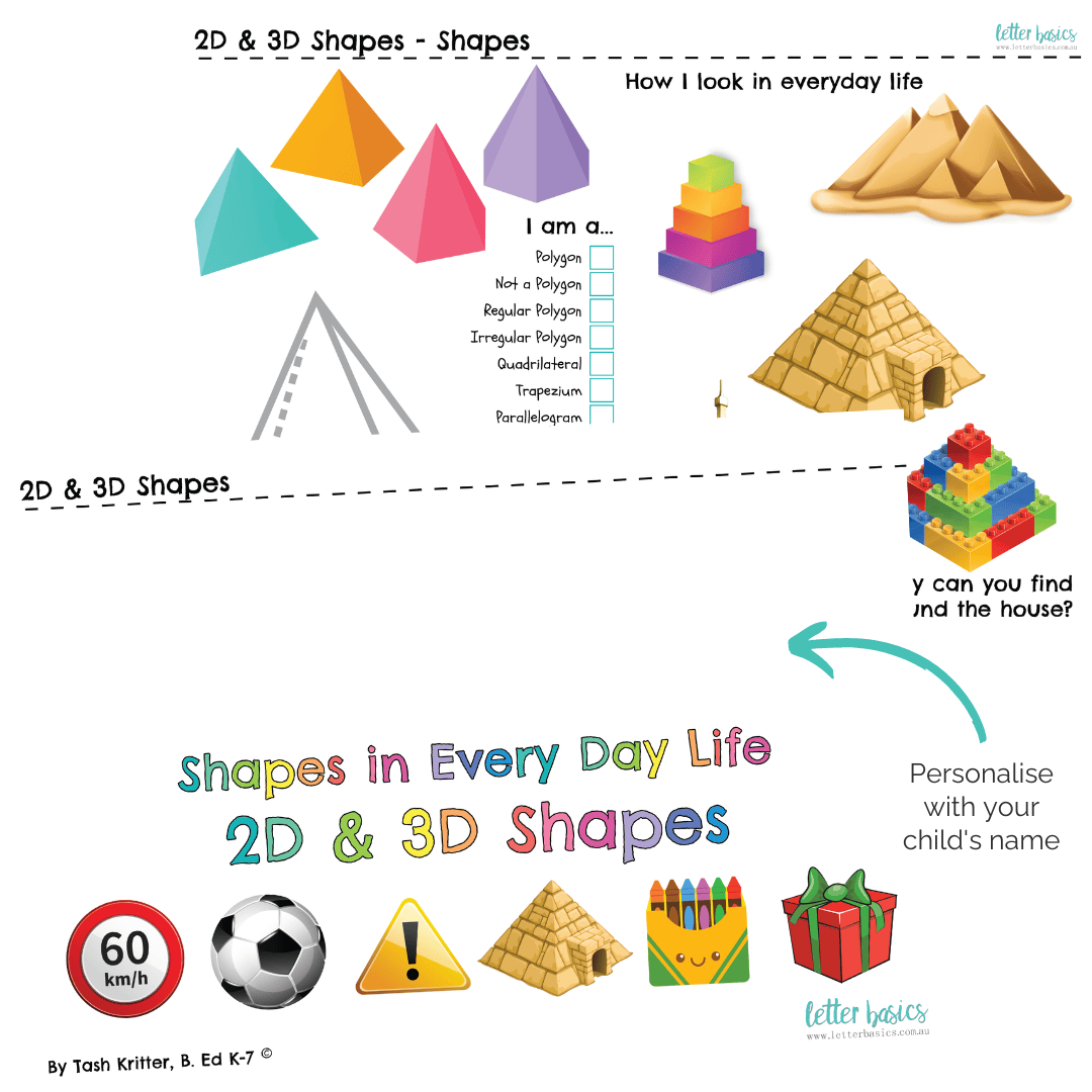 shape sin everyday life printables and activities