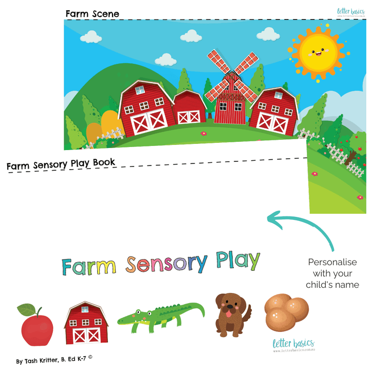 farm play printables and sensory ideas