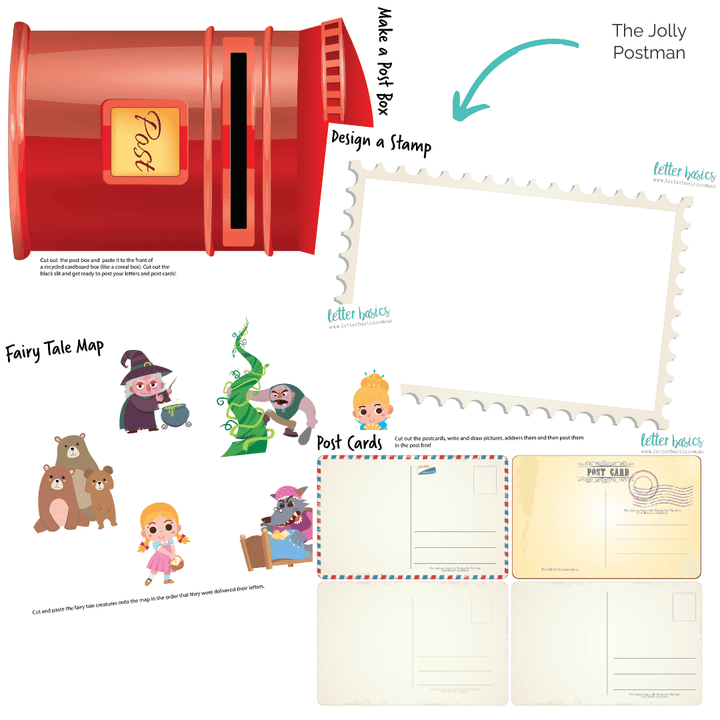 The Jolly Postman letter writing activity pack