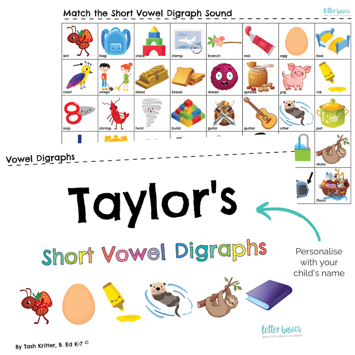 Stage 6: Short Vowel Digraphs