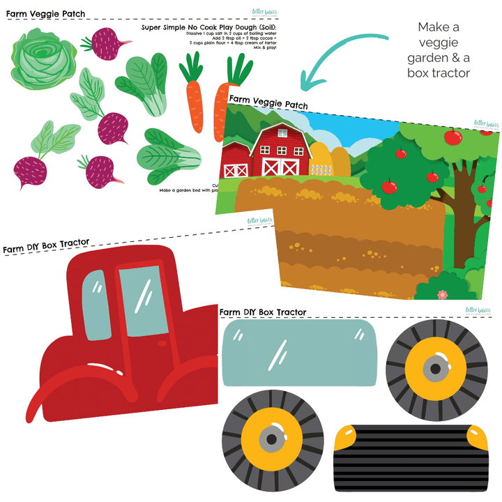 Build a tractor printables