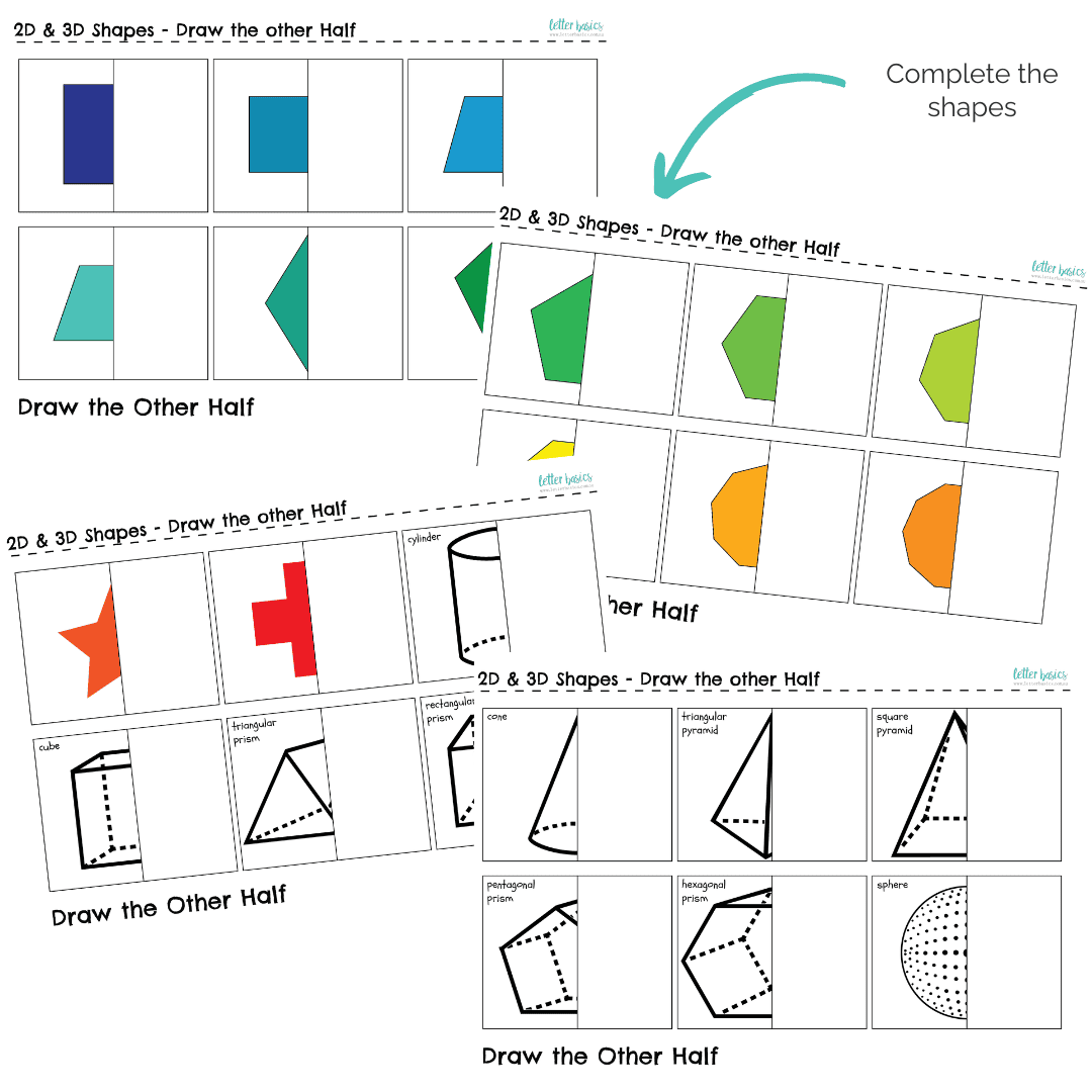 spatial awareness drawing shapes