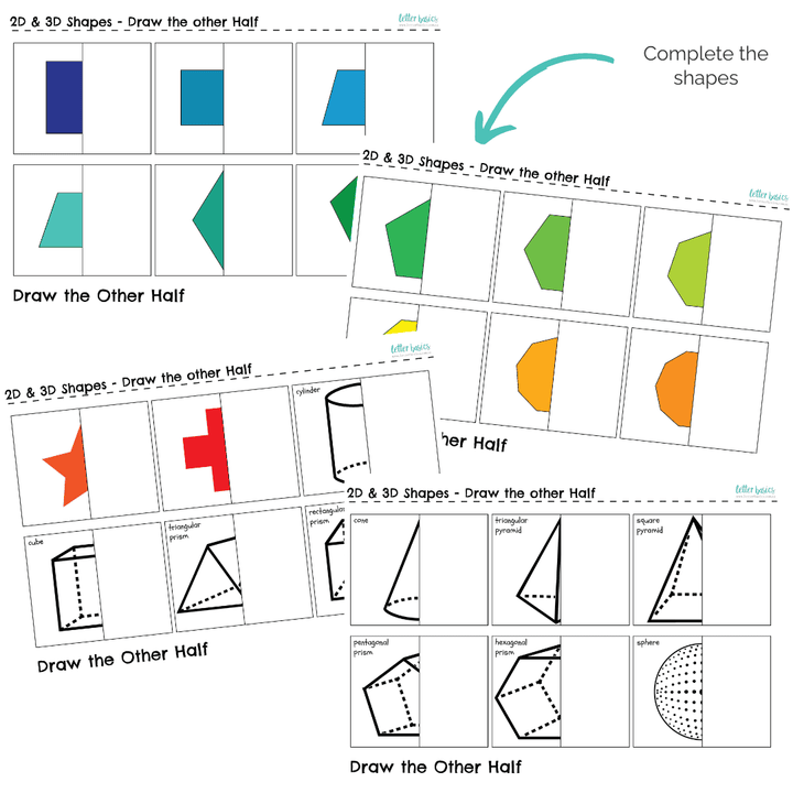 spatial awareness drawing shapes