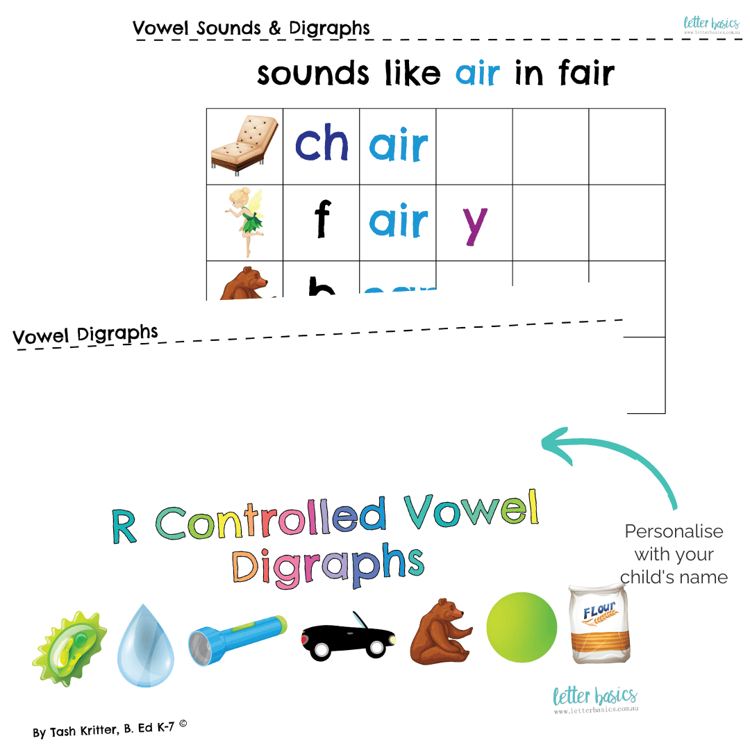 Stage 8: R Controlled Vowel Digraphs