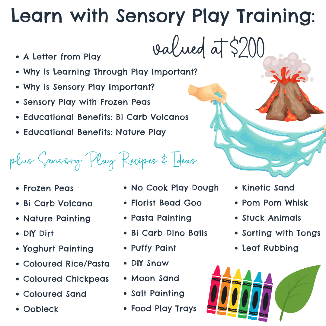 Sensory Play bundle training topics