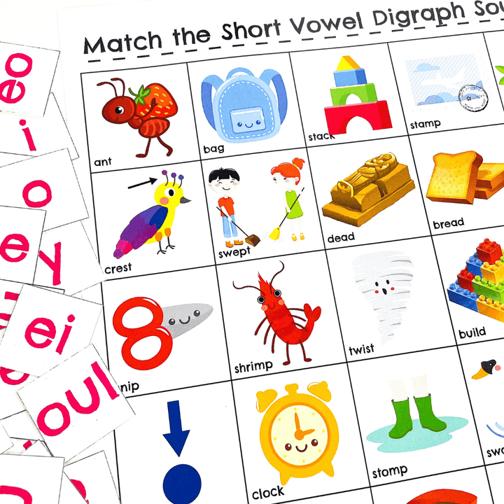 Stage 6: Short Vowel Digraphs